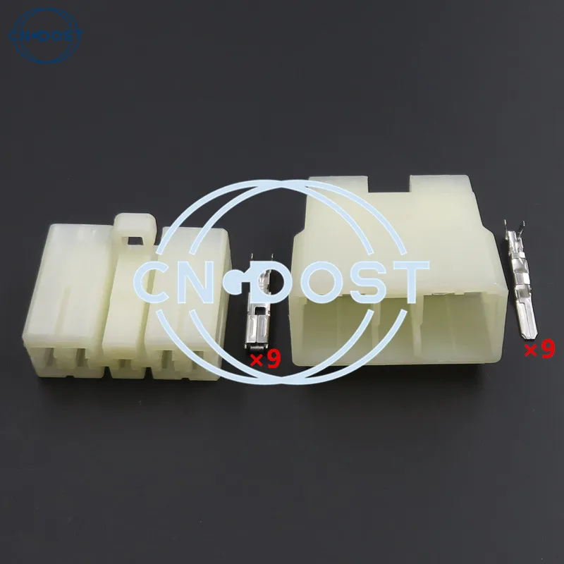 1 Set 9 Hole Car Socket Auto Wire Cable Connector For Automobile Motor AC Assembly 7119-3090