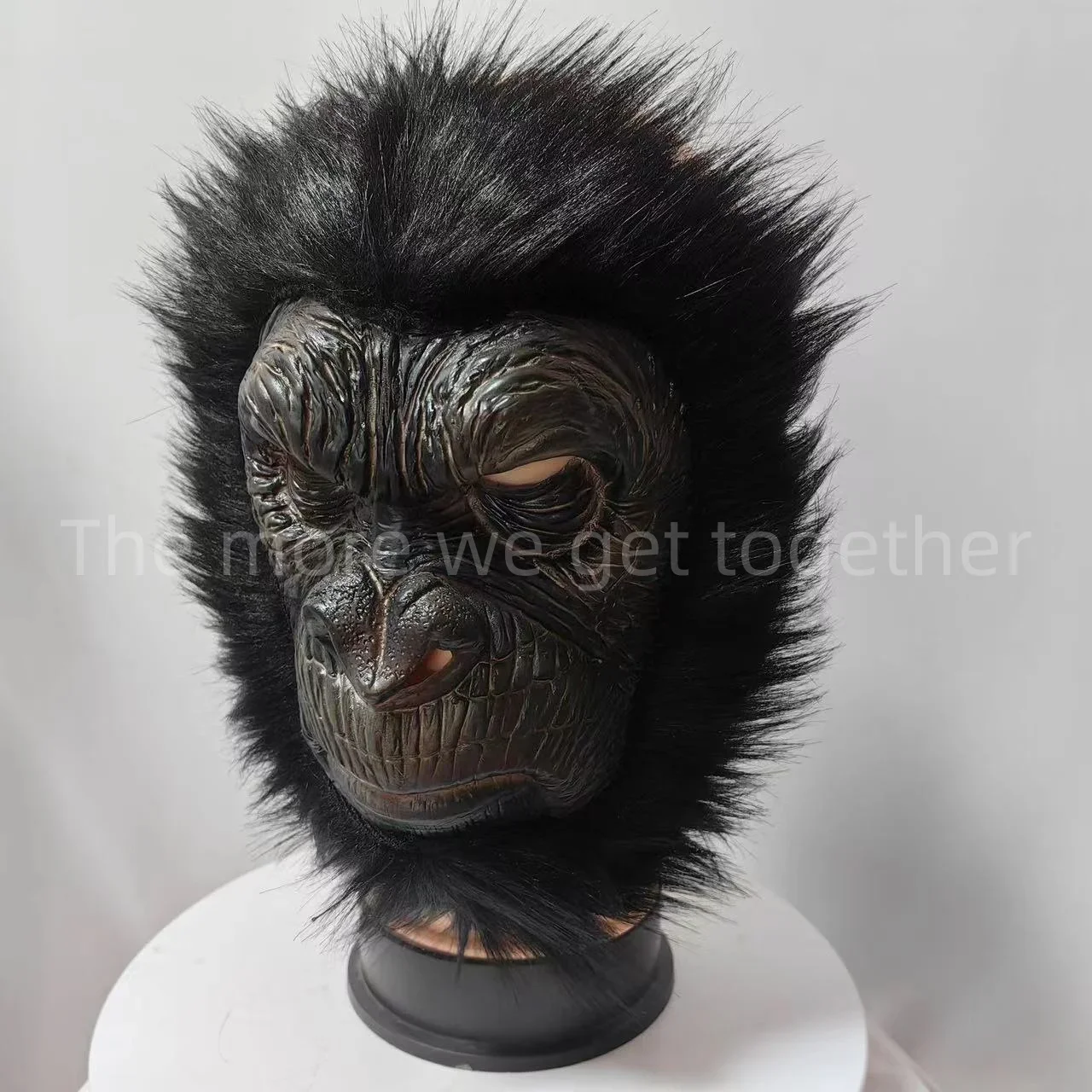 Latex Gorilla Cosplay Mask, Rise of Planet of the Apes, Halloween Masquerade, Monkey Animal Costume, Carnival Purim