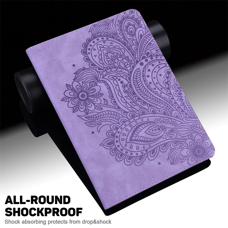 Etui dla Honor Pad 8 Etui 12 "wytłaczany stojak skórzany PU Tablet Funda dla Honor Pad 8 Case Coque 12 inch — zdjęcie 7