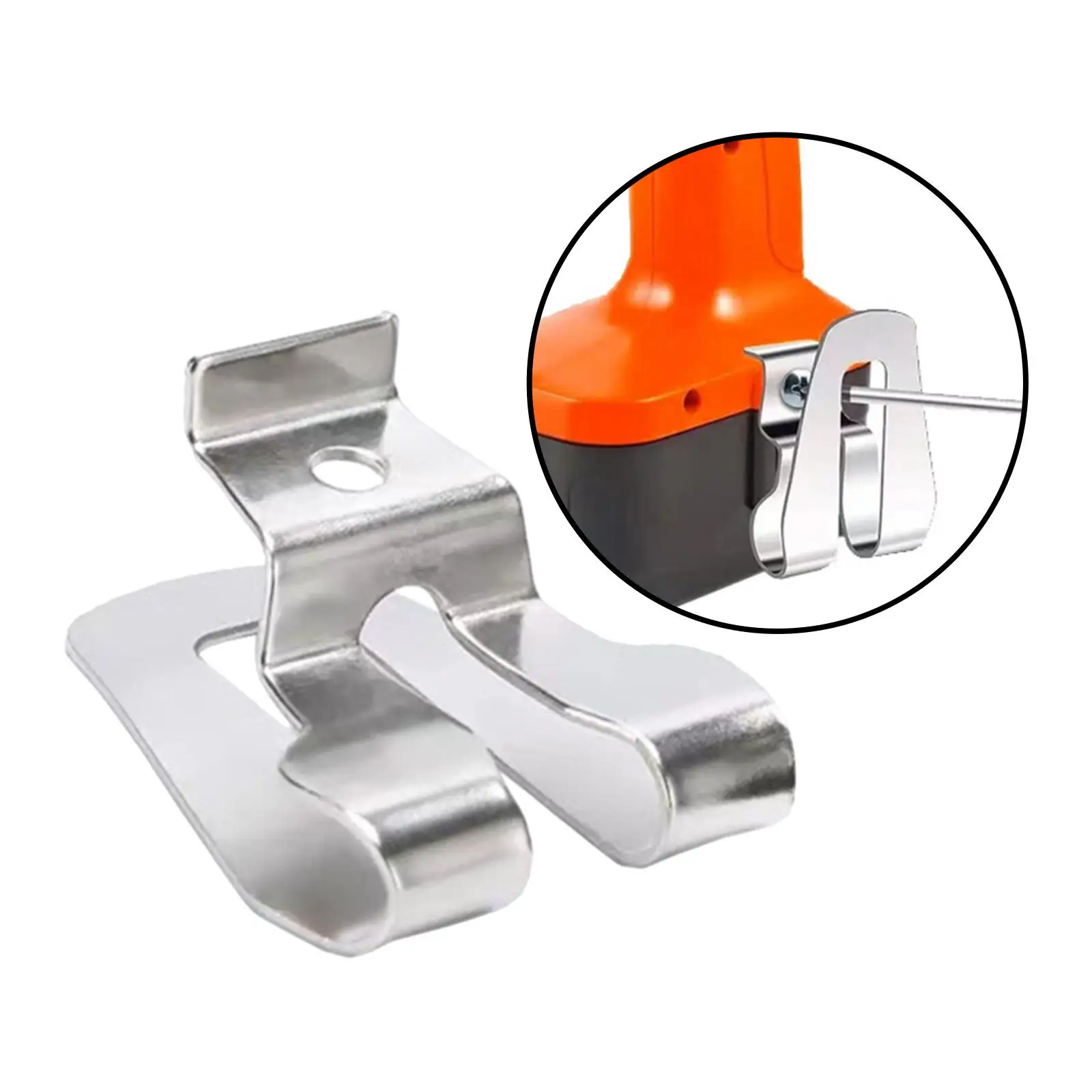 Kait Klip Sabuk Klip Bor Kokoh Kait Klip Sabuk Bor Kait Klip Sabuk Penggerak Baja Tahan Karat untuk Peralatan Listrik Alat Bor Palu