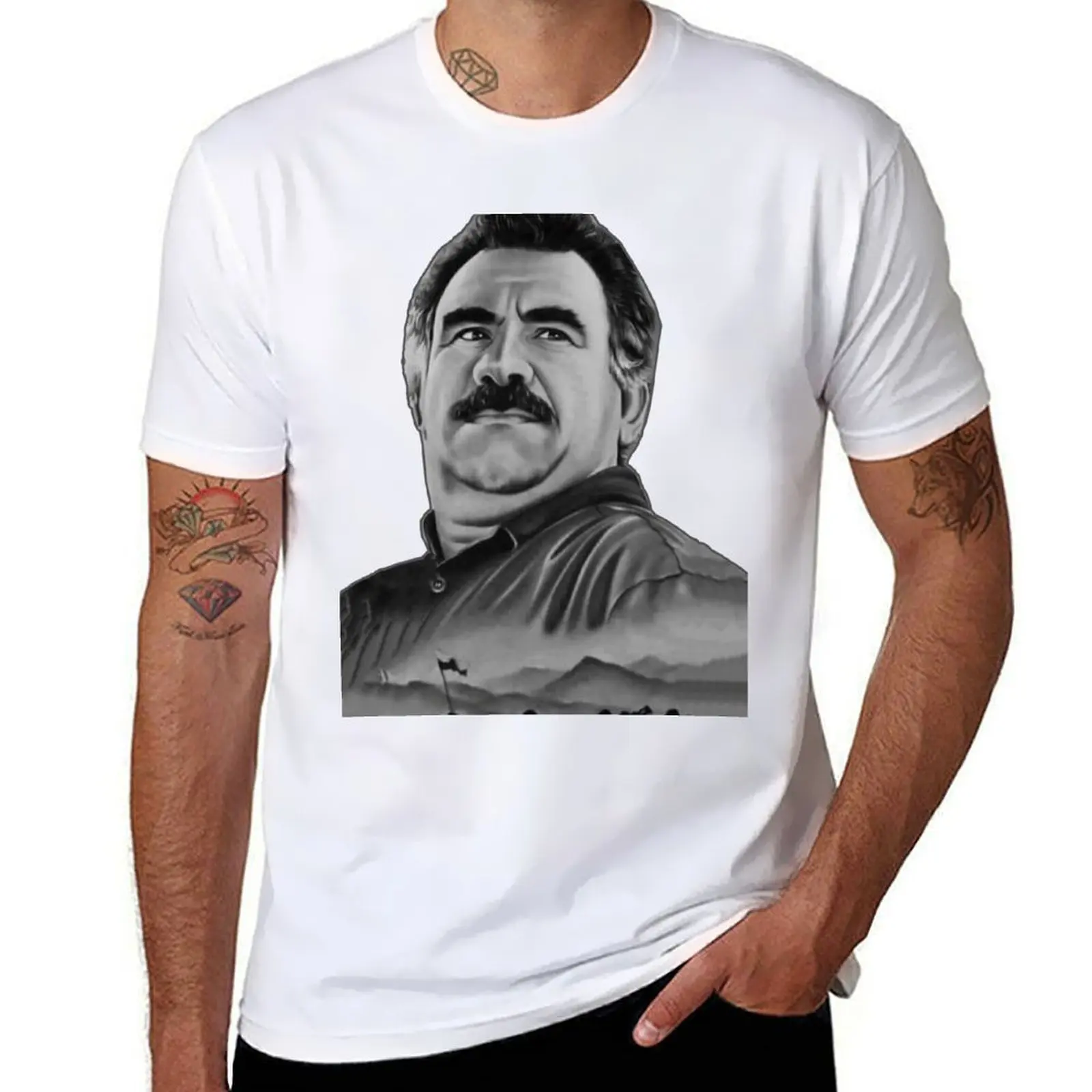 

Ebdullah Ocelan T-Shirt man t shirt heavy cotton t shirt man casual T-Shirt