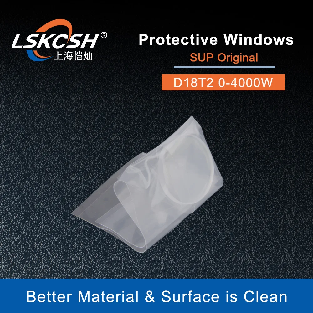 LSKCSH  50PCS/Lot Laser Protective Windows Protection Mirrors 18x2mm SUP Original For SUP20S SUP21T SUP23T WSX Laser Welding