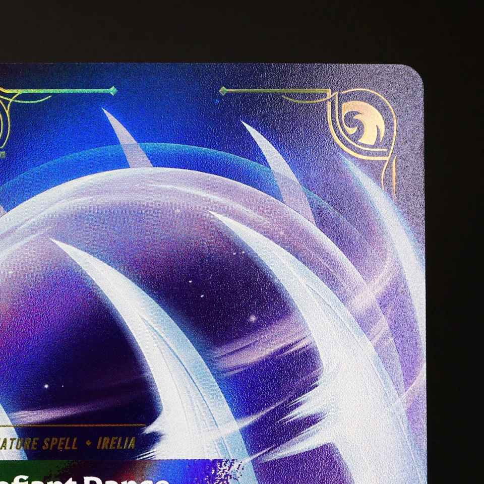 3pcs/set Defiant-Dance SFD-196 LOL Riftbound Signature Spell Card