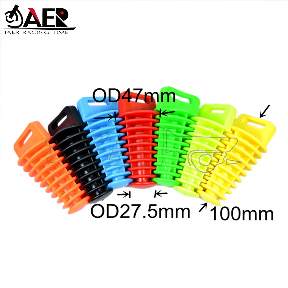 27- 48MM Medium Motorcycle Exhaust Pipe Tailpipe PVC Air-bleeder Plug Exhaust Silence Muffler Wash Plug Pipe Protector