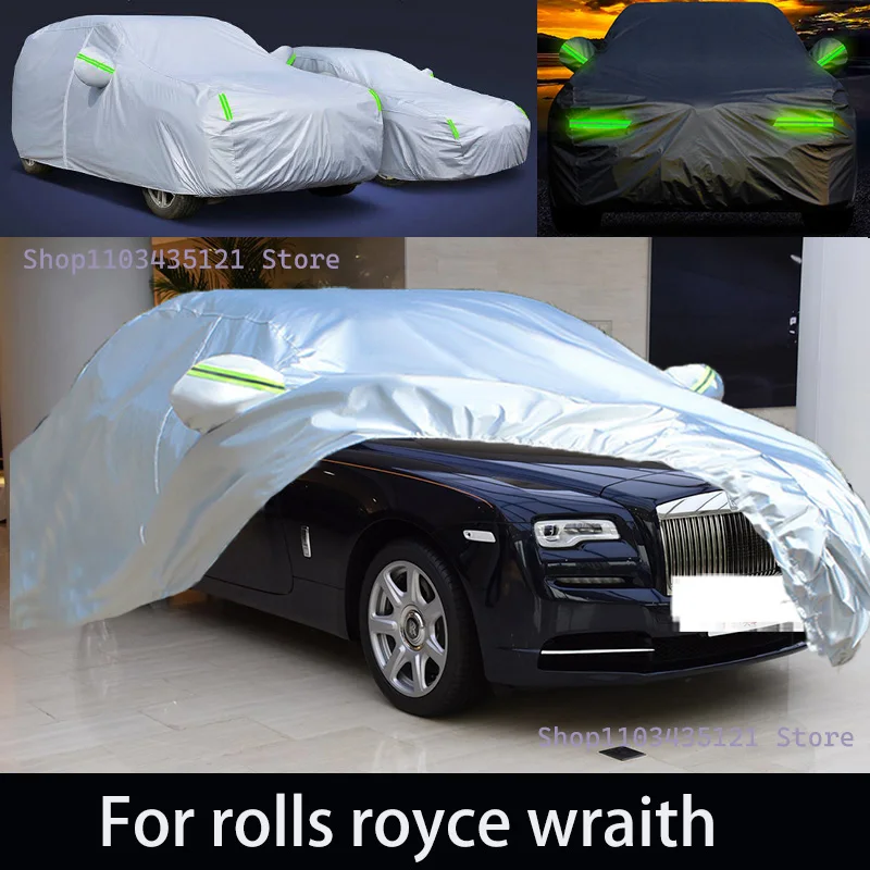 For rolls royce wraith Outdoor Protection Full Car Covers Snow Cover Sunshade Waterproof Dustproof Exterior Car accessories