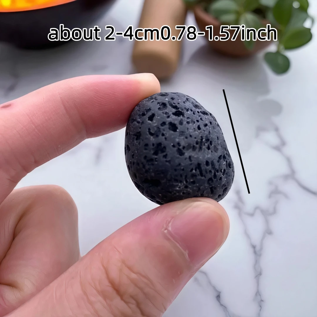 Volcanic Tumbled Stones, Bulk Crystals, Polished Volcanic Tumbled Stones, Outdoor Garden Decoration Stones
