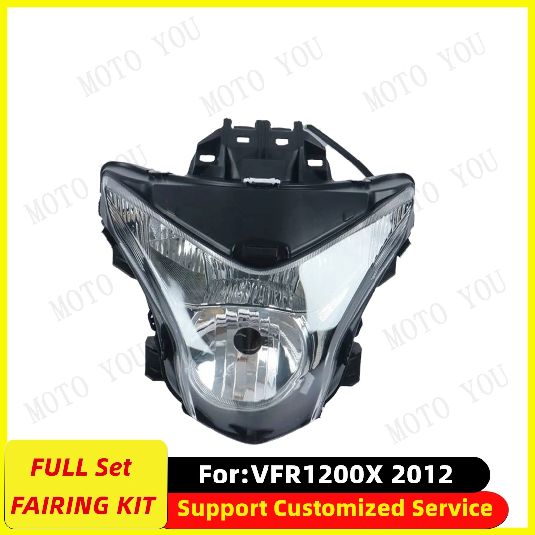 

Подходит для Honda 2012-2015 VFR1200X, передняя фара мотоцикла в сборе VFR1200 X VFR 1200 2013 2014, фара, лампа головного света