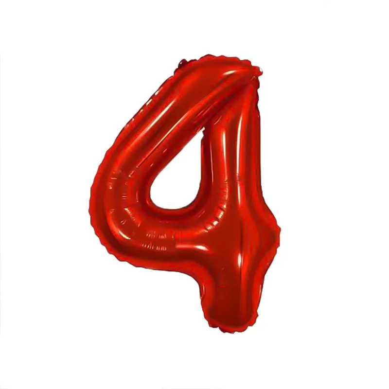 1 Stück 40 Zoll US-Version Schlanke Große Rote Zahlen 0-9 Folienballons Hochzeit Geburtstag Party Dekoration Jubiläum Heliumballon – Detail 10