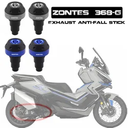 FOR ZONTES ZT 368G 368 G G 368 Motorcycle Modified Exhaust Pipe Aluminum Alloy Anti-fall Bat Rear Shock Absorber Protection Bar