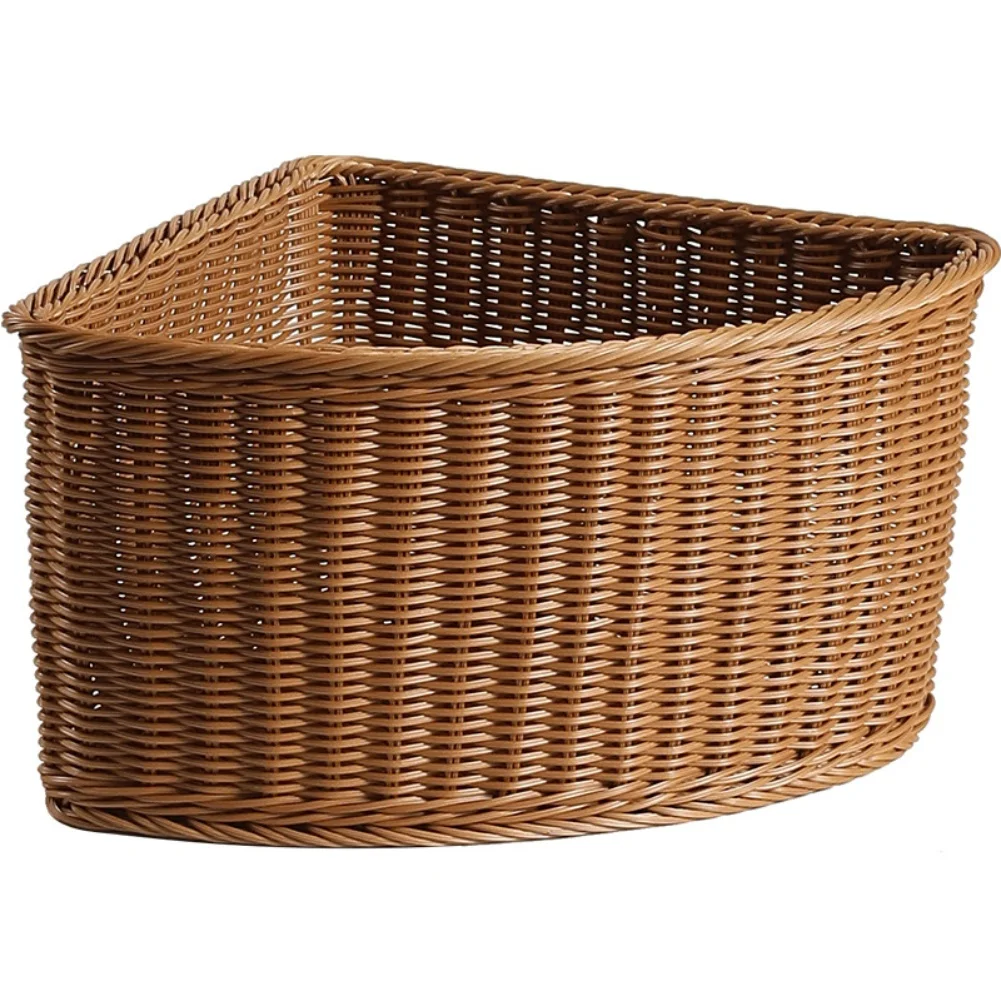 Storage Basket for Clothes and Daily Necessities with Circular Corner Orientation to Support Tidy and Functional Layouts