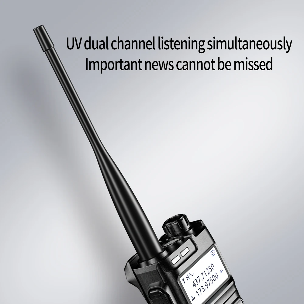 VBTER UV68 Plus Handheld Professional High-Power DMR Walkie-Talkie for Commercial Civil Construction Sites with Remote Features