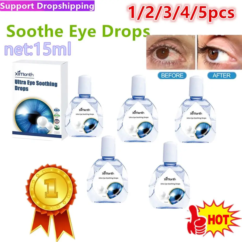 

Lot Eyesight Improvement 15ml High Quality Eye Drops Relieve Blurred Vision Clean Drop Eyes Detox Discomfort Dry Itchy Liquid