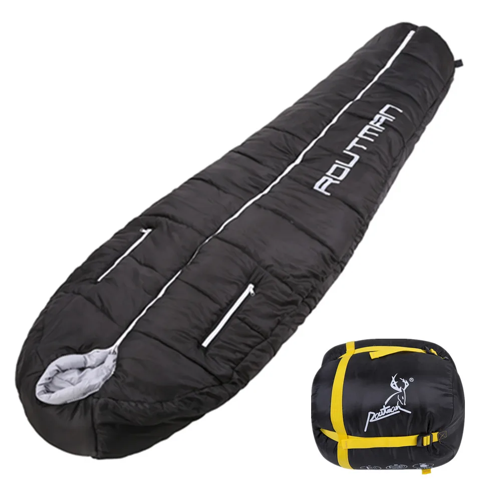 

210x80cm 2kg Compression Sack Adult Hollow Cotton Ultralight Mummy Sleeping Bag Perfect for Camping Hiking and Backpacking