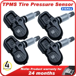 4PCS Tire Pressure Sensor PMV-C015 For Lexus LC LX RX 2018 2019 TOYOTA Land Cruiser Avalon Camry Tacoma Sequoia Tundra 2016 tpms