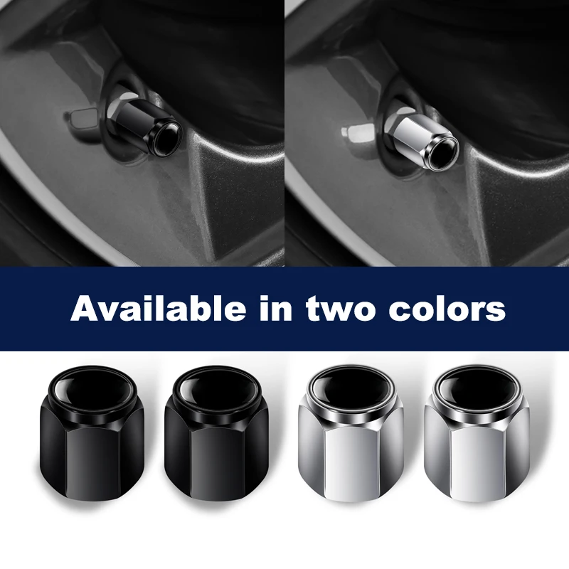 سبائك الألومنيوم سيارة عجلة الإطارات غطاء صمام الإطارات حافة الجذعية غطاء ل تسلا نموذج 3 2022 Y X رودستر S Cc3 Cybertruck 2021 Y Juguete