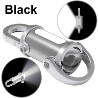 COB LED Outdoor Mini Flashlight USB Rechargeable Hanging Flashlight Keyring Pocket Size Work Light for Camping Fishing Walking