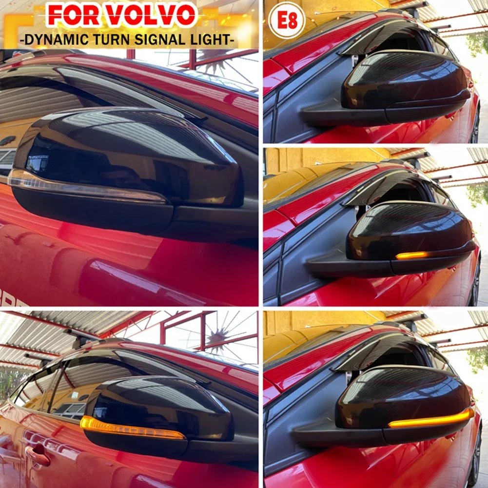 Firmly For Volvo V40 CC II S60 2011-2018 S80 V70 III Car Dynamic LED Turn Signal Light Rearview Mirror Light Indicator