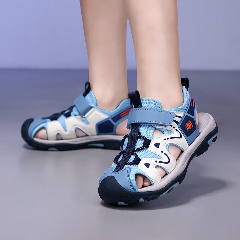 Kids Cute Sandals Lightweight EVA Soft Sole Comfortable Outdoor Play Children's Sandals for Boys and Girls Quick-Dry Design image 3