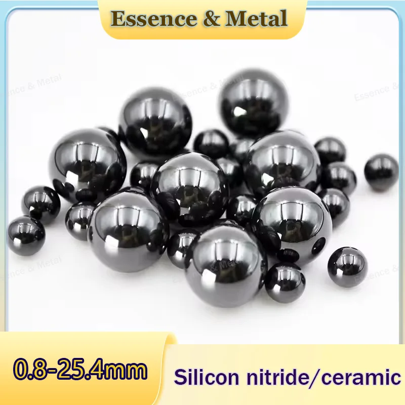 1-200pcs Silicon Nitride Ceramic Balls 0.8/1/1.2-25.4mm High Precision Ceramic Bearing Balls Engineering High Temperature Balls