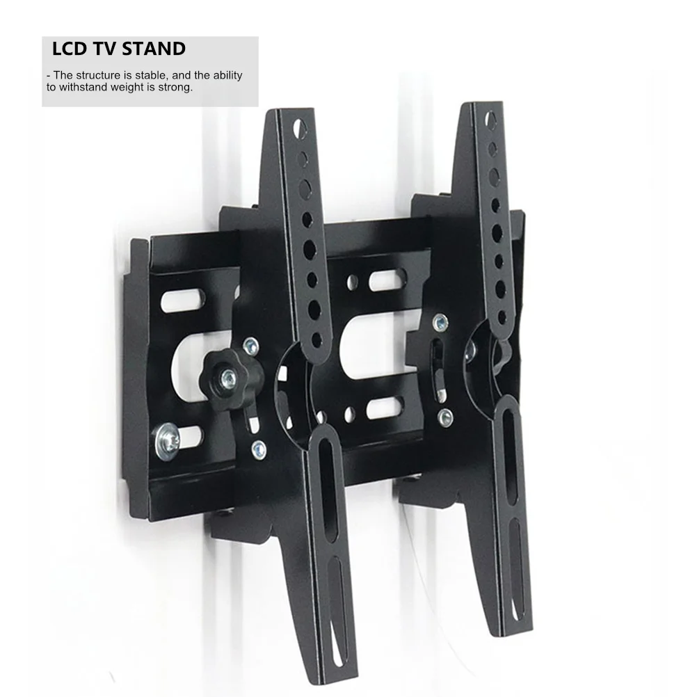 

1Pcs Adjustable LCD Wall Mount Bracket Universal 14-42 Inch Screen Rack Durable Stable Wall-Mounted Holder for Home Office