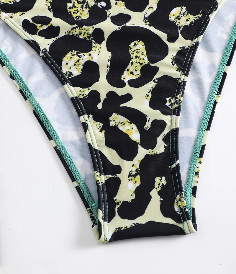 Sexy One Piece Swimwear Women Sea World Print Push Up Monokini Bodysuit Swimsuit Sheer Wrap Skirt Two-piece Set Bathing Suits
