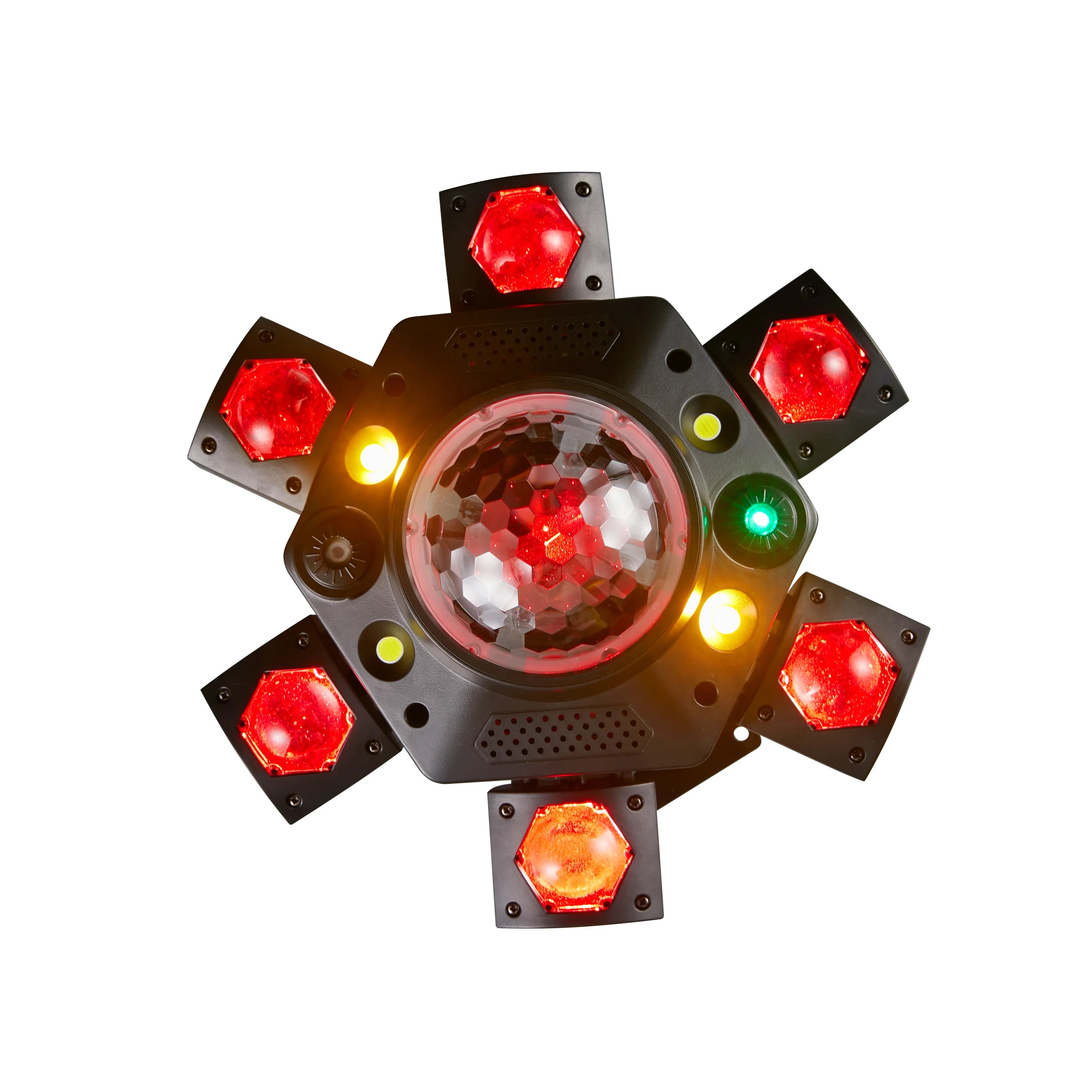 New hot selling 120W kaleidoscope 3D six arm moving head light Rgbw 4IN1 KTV background disco laser stage light