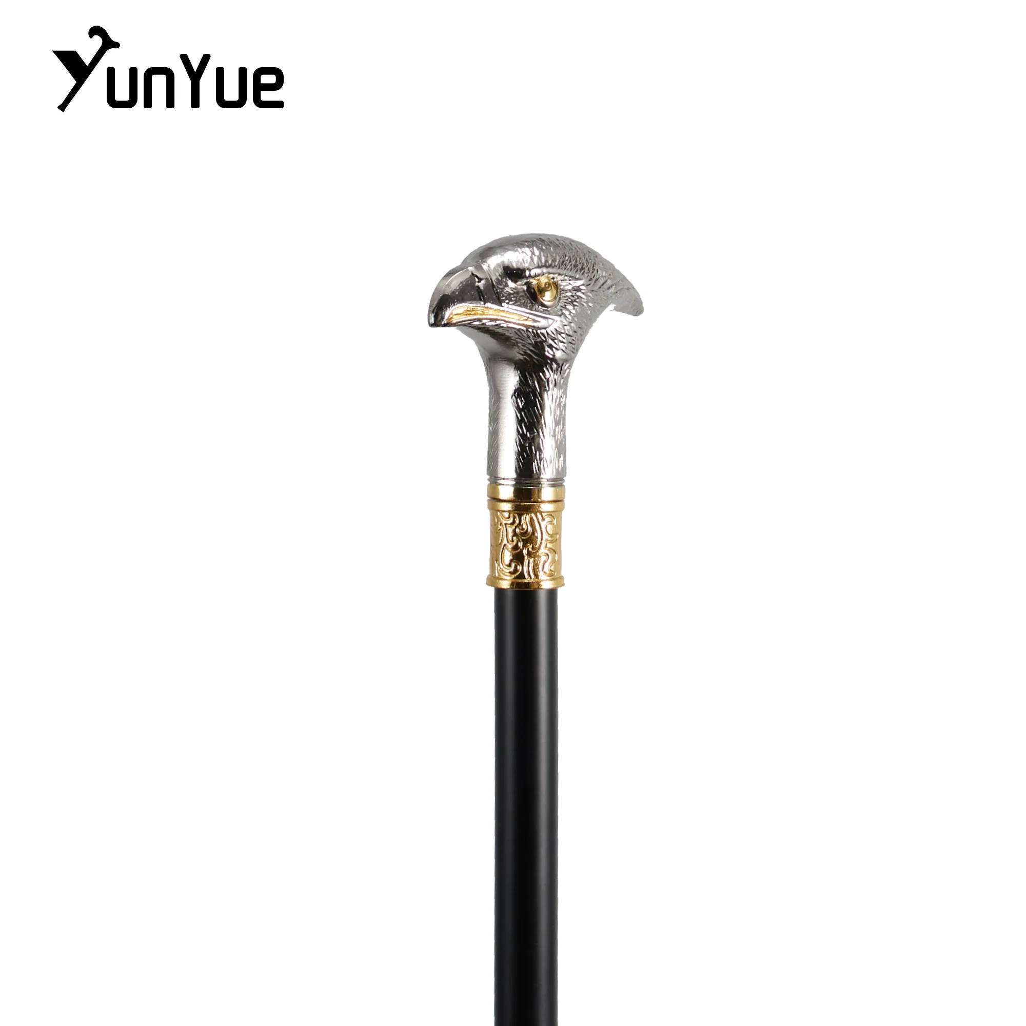 Legierung Adler Kopf Mode Gehstock Gentleman Elegante Dekorative Cane Kunst Sammlung Vintage Party Walking Film Prop Cane