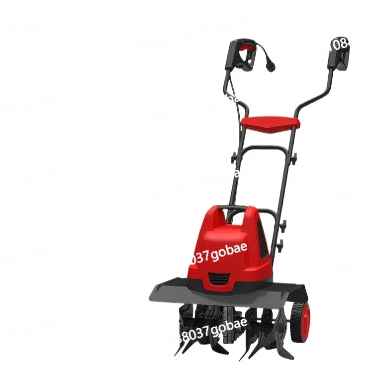 Electric Micro-tiller, Scarifier, Small Household Floor Planer, Soil Tiller, Weeding, Trenching, Stirring, Plowing Artifac