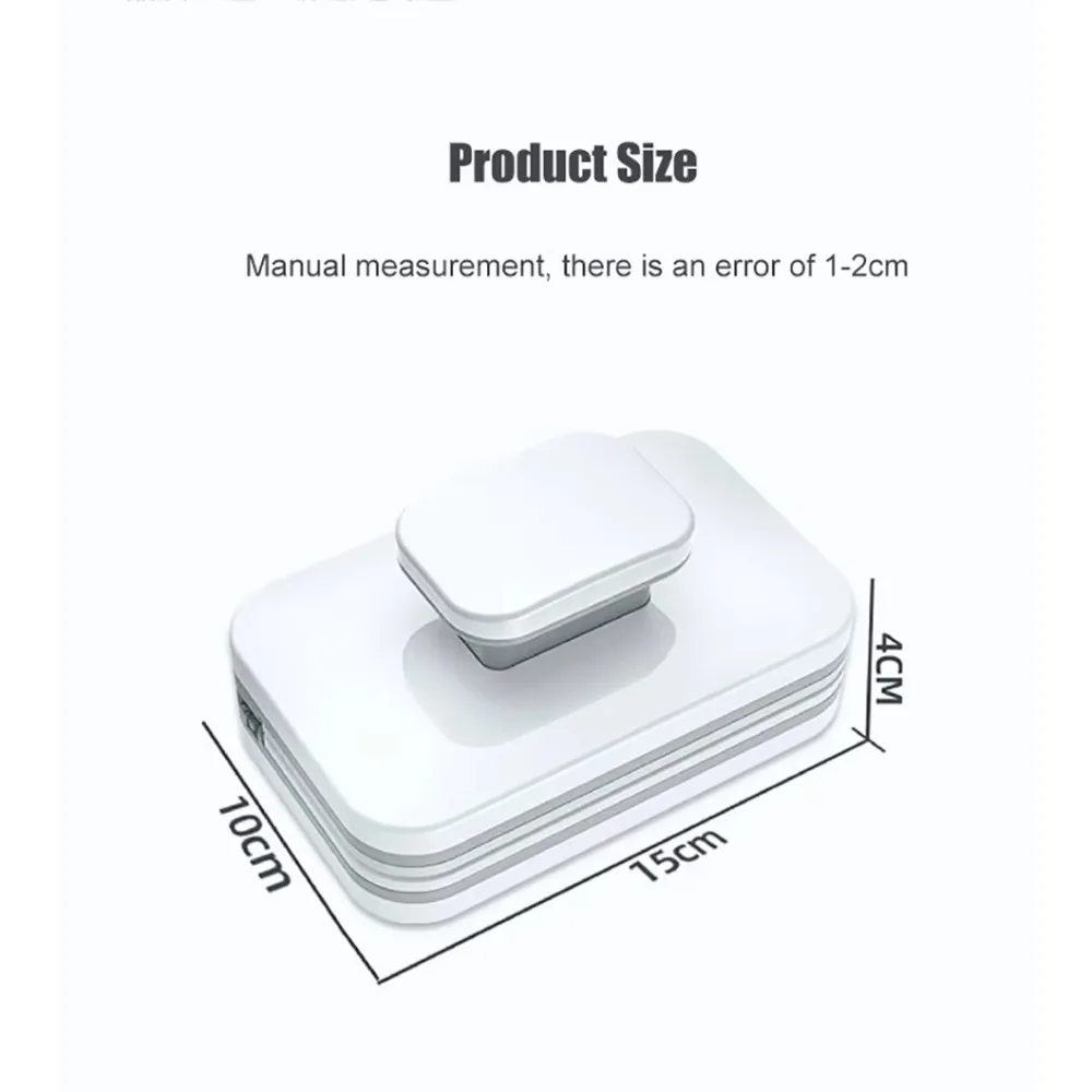 Upgraded Magnetic Window Cleaner Brush Double Sided Automatic Water Discharge Wiper Glass Tool Household Window Home Use