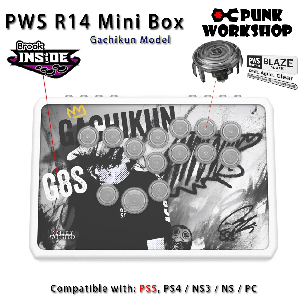 Punk Workshop Newest Mini Box PWS R14 Shuto Edition Leverless