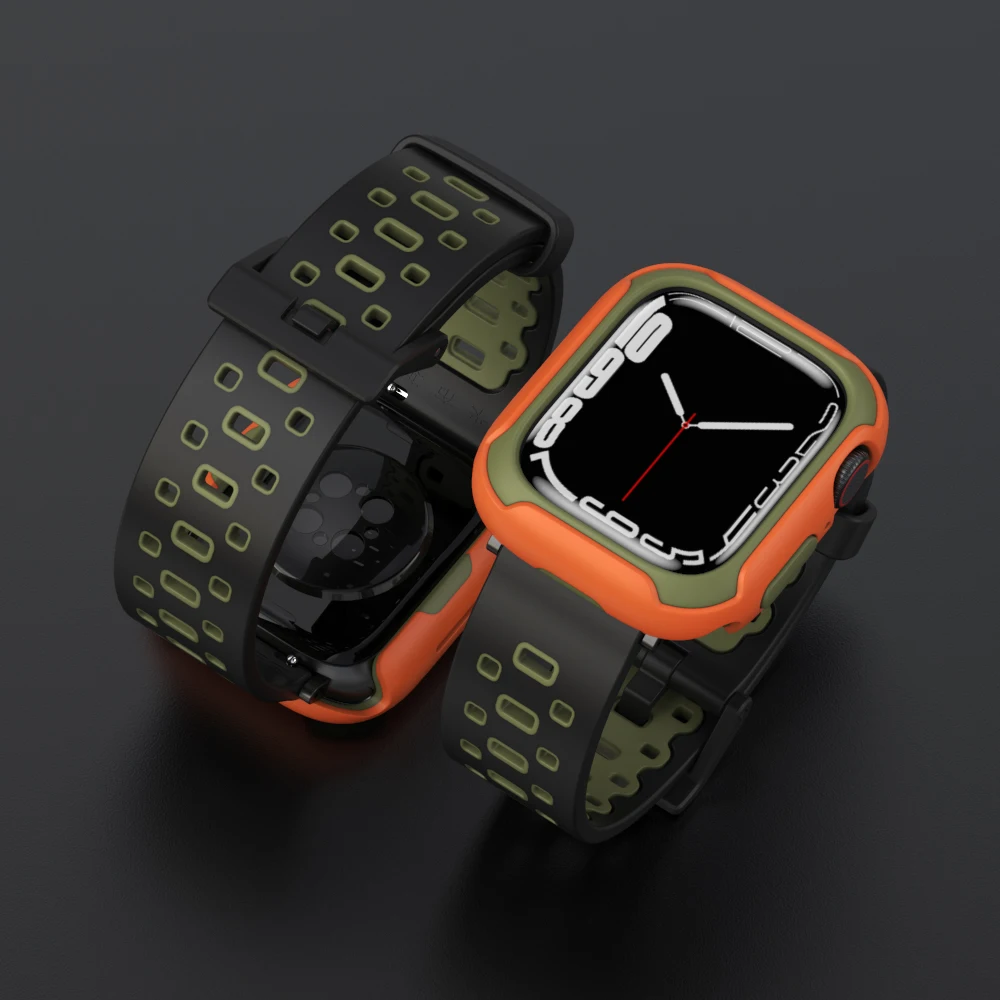 스트랩 애플 시계 밴드 팔찌 애플 시계 시리즈 4 5 6 Se 7 밴드 45mm 41mm 44mm 40mm 액세서리