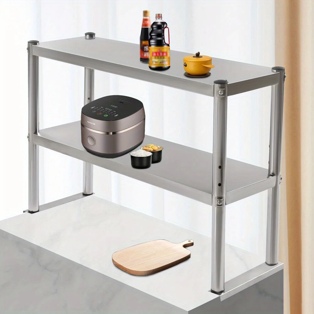 

12 in x 36 in For Prep Table Stainless Steel Commercial Wide Double Overshelf