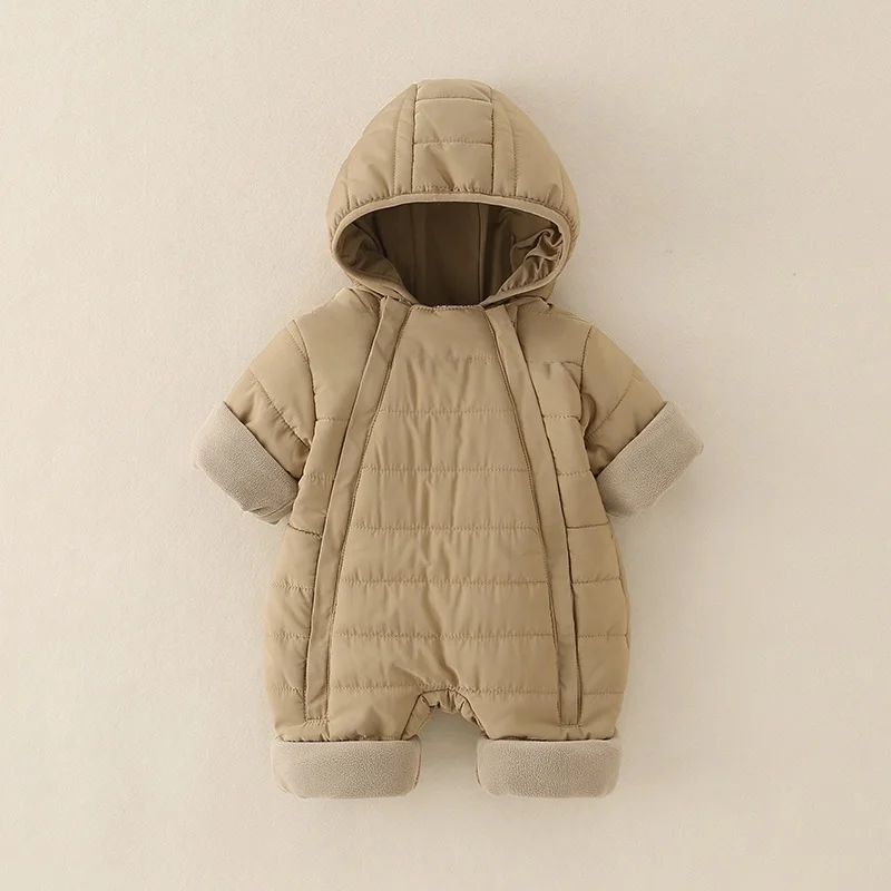 طقم ملابس أطفال رائع مع قبعة مبطنة بالقطن لمدة 00 يومًا للأطفال الأولاد والبنات ملابس شتوية كاجوال طقم ملابس طويلة...