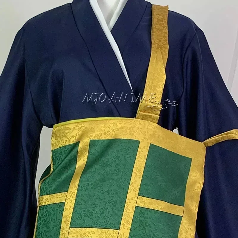 Geto Suguru تأثيري Jujutsu Kaisen زي أسود أزرق كيمونو زي مدرسي أنيمي الملبس أزياء الهالوين للنساء Man6;d'3,h