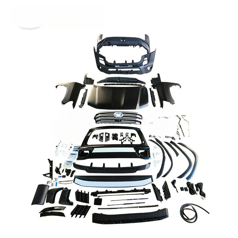 

Комплект для переоборудования Land Cruiser LC200 в стиль LC300: решетка радиатора и задний бампер 2022 года