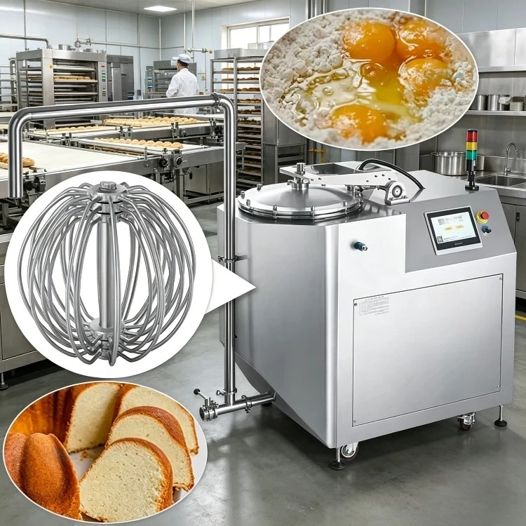 Cream Whipping Machine Automatic Whipping Cream Mixer Machine Continuous Aerator Whipped Cream Candy Production Line