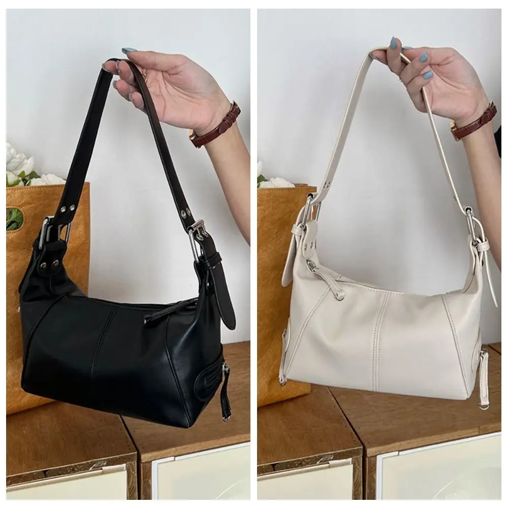 حقيبة كتف بسيطة Y2K ريترو سبايسي جيرل حقيبة حبال عصرية حقيبة يد كورية حقيبة كروس للتسوق