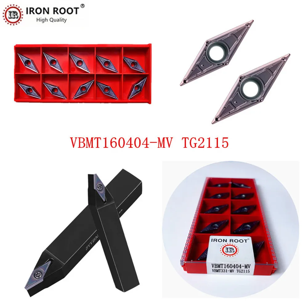 Turning Tools VBMT110304,VBMT160404,VBMT160408,TG2115 Metal Lathe Tool CNC Turning Carbide Insert For  P.M.K