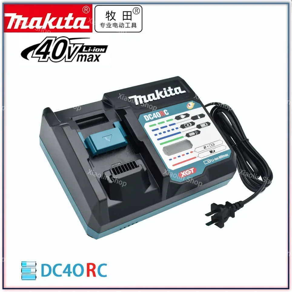 DC40RA 100% original Makita 40V Max XGT fast optimized charger digital display 40Vlithium battery charger dual fan design DC40RC