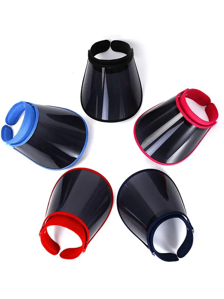 AliExpress NONE Transparent Plastic Sun Hat UV Protection Bicycle Riding Hat Empty Top Cap Black Anti Oil And Water Lightweight Windproof Cap