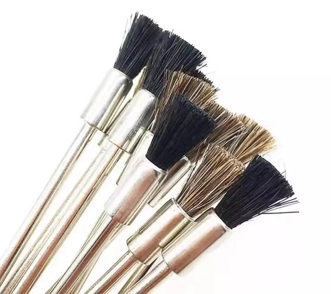 

100PCS Jewelry Polishing Brush Cotton Wool Felt Grinding Sanding Head Abrasive Buffing Wheel 2.35MM Shank Drill Rotary Tool