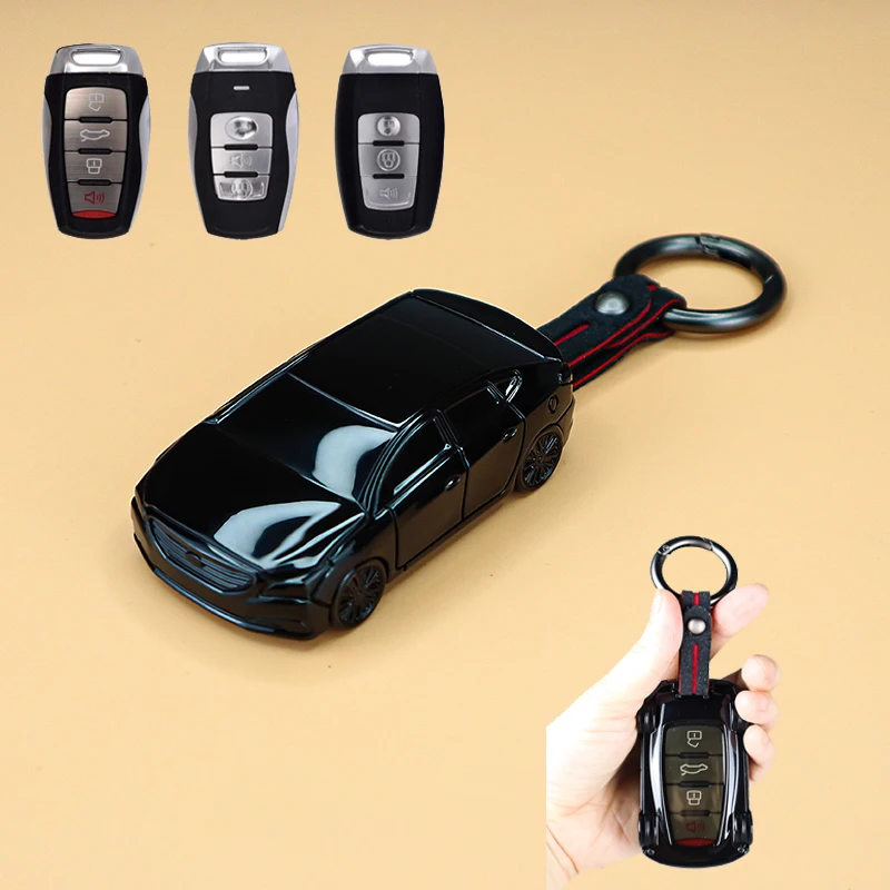 

Car Styling for Haval H6 H5 H7 H8 H9 F5 F7 F7X H2S GWM Coupe Poer Smart Remote Key Case Cover Fob Housing Keychain Accessories