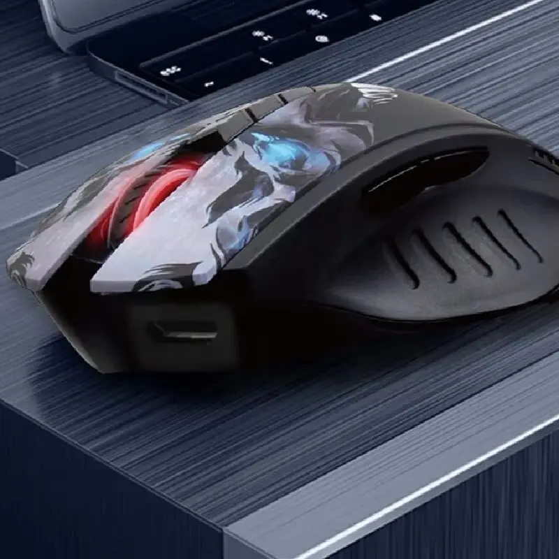 Bloody R80 Plus 2.4G سماعة لاسلكية تعمل بالبلوتوث الألعاب Esports ماوس Dpi قابل للتعديل Lol الألعاب المحمول جهاز كمبيوتر شخصي لعبة ماوس الأولاد هدية