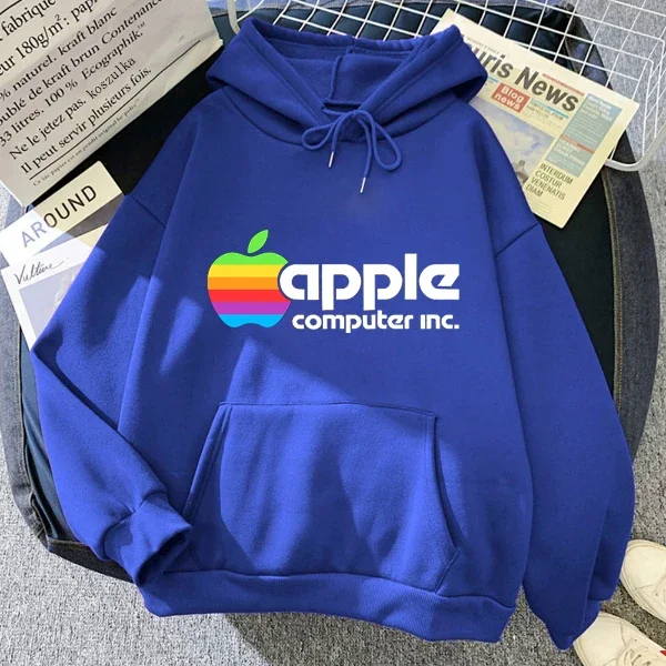 2023 Casual Street Fashion Hoodie Retro1980S Aplee Macintosh Computers Hoodie Men's Sweatshirt