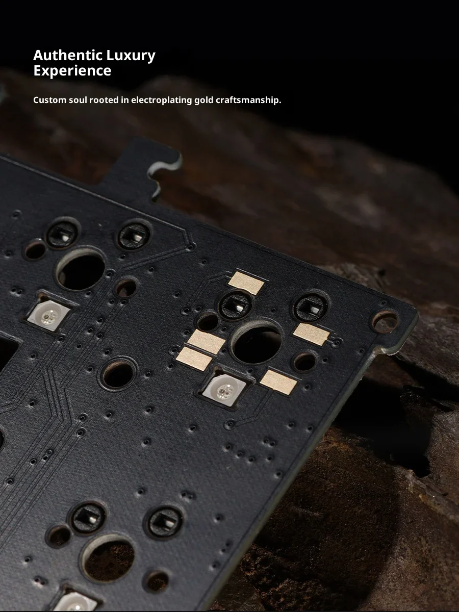 NDNH ND104 لوحة المفاتيح الميكانيكية اللاسلكية ثلاثي الوضع لوحة المفاتيح سبائك الألومنيوم لوحة المفاتيح الساخنة مبادلة مع شاشة ملحقات الكمبيوتر Win/Mac