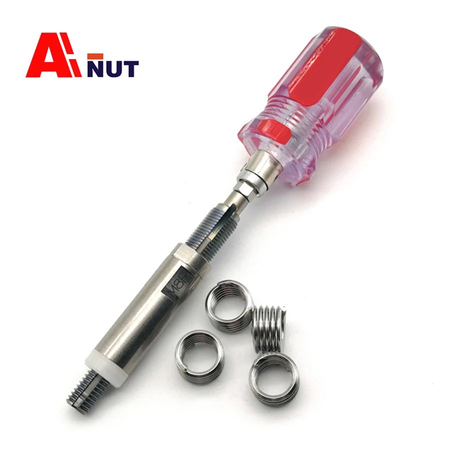 M2~M16 Tangless Thread Insert Disassembly Tool ,UNC Tangless CoilThread Installation Thread Repair Tools. G011