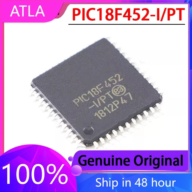 

1PCS New Original PIC18F452-I/PT PIC18F452 Chip TQFP44 MCU Microcontroller