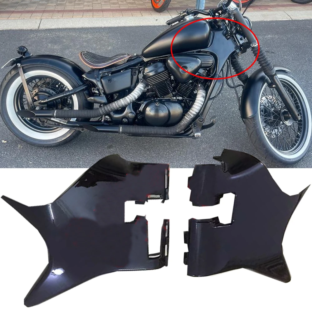 

For Honda Shadow VT600 VLX 600 VT 600 VLX400 1988-2007 Steed 400 Side Frame Panel Guard Neck Cover Cowl Motorcycle Accessories