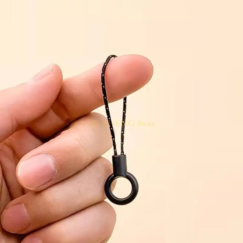 E56B Reinforced Plastic Rings Lanyard Smooth Texture Design Rope Secure Attachment For Electronics Travel Gear Daily Use