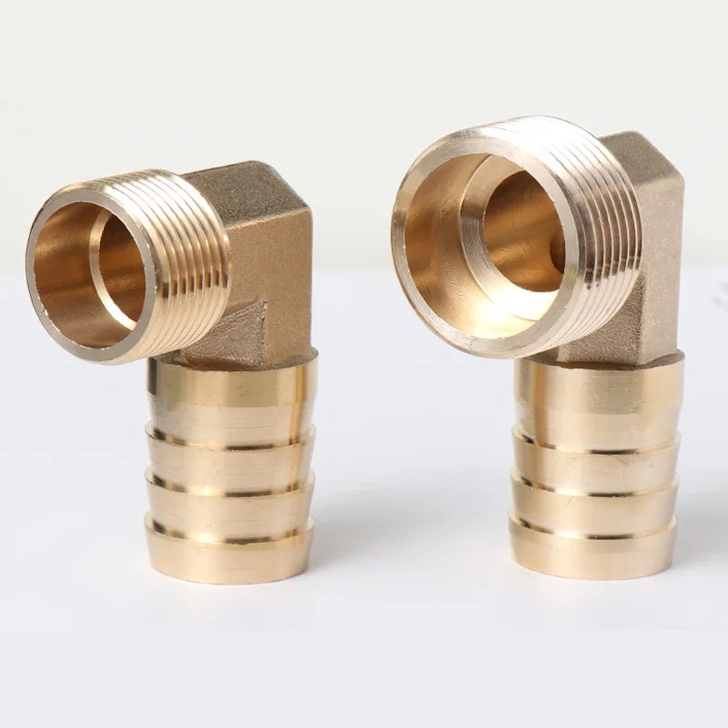 Copper Elbow Pagoda Connector G1/2 Inch 6~20mm Brass Female Joint Watering And Irrigation Pump Quick Coupling Hose Pipe Adapter